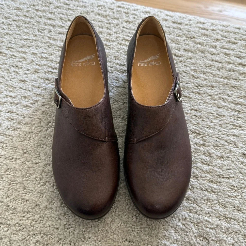 NEW‎ Dansko MARISA BURNISHED NUBUCK 8.5-9 Leather Slip On Shoe 39 COMFORT WOMEN